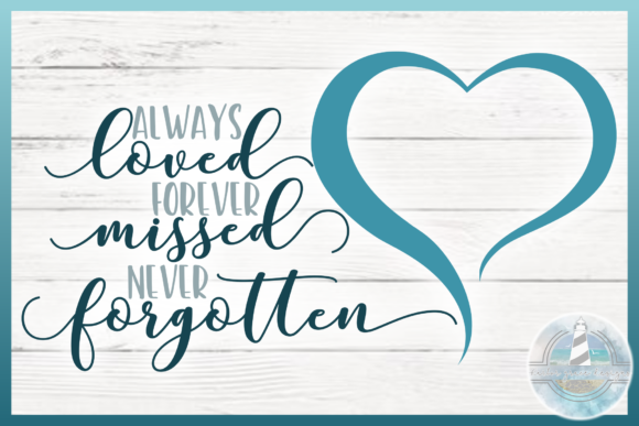 Always Loved Forever Missed Never Forgot: A Designer’s Embroidery Review