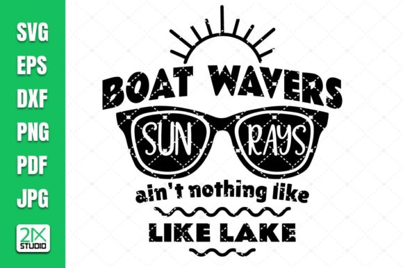 Boat Waves SVG - Summer SVG