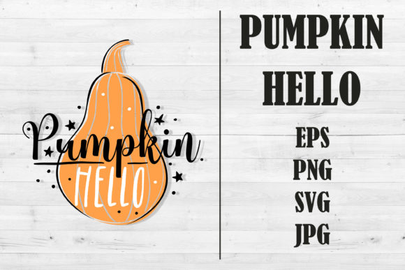 Pumpkin Hello Sublimation PNG Review