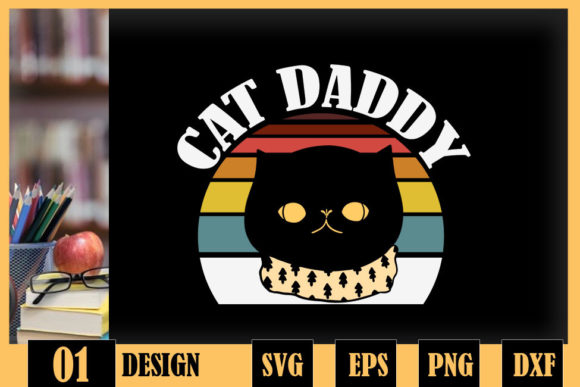 Review: Cat Daddy Vintage Retro Black Cats Dad